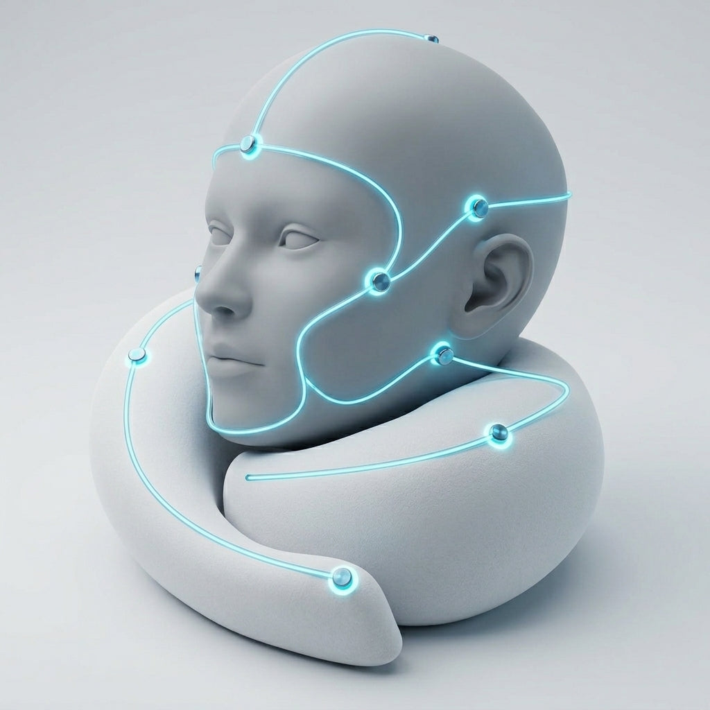 The Zelmorra™ Cloud-Wrap: 360° Ergonomic Travel Pillow